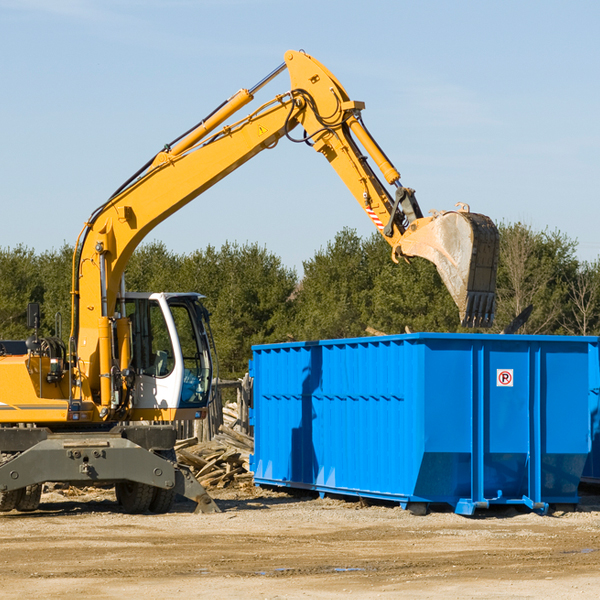 can i choose the location where the residential dumpster will be placed in Cicero IN